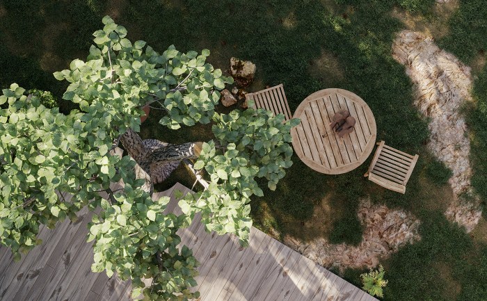 Outdoor landscape architect