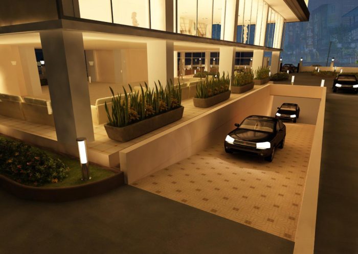 Architecture condominium visualized