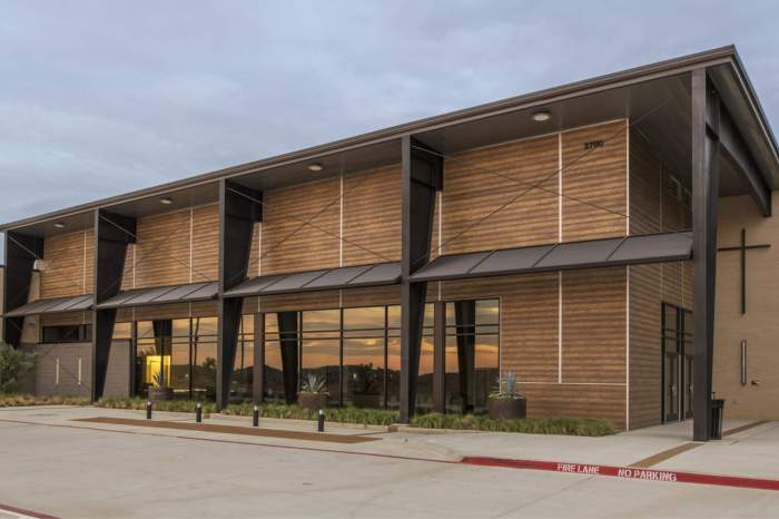 Exterior design commercial building