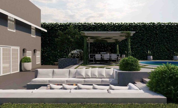 Exterior landscaping company