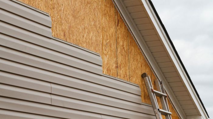 Exterior siding house stock preview