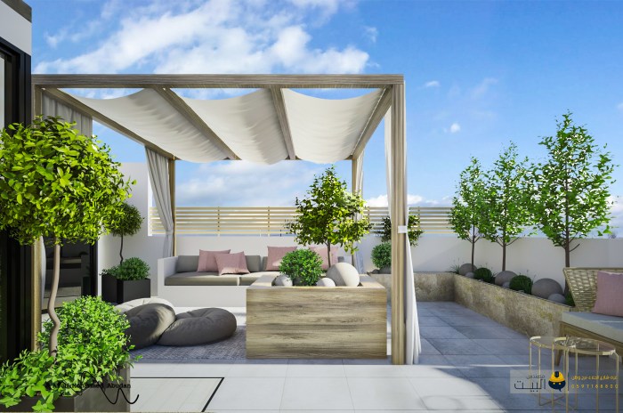 Modern exterior roofing
