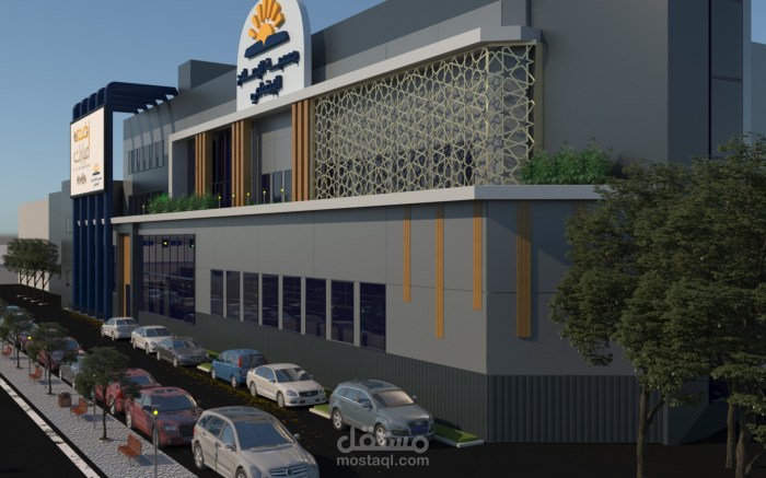 Elevation facade architecture acp trendecors cladding followers