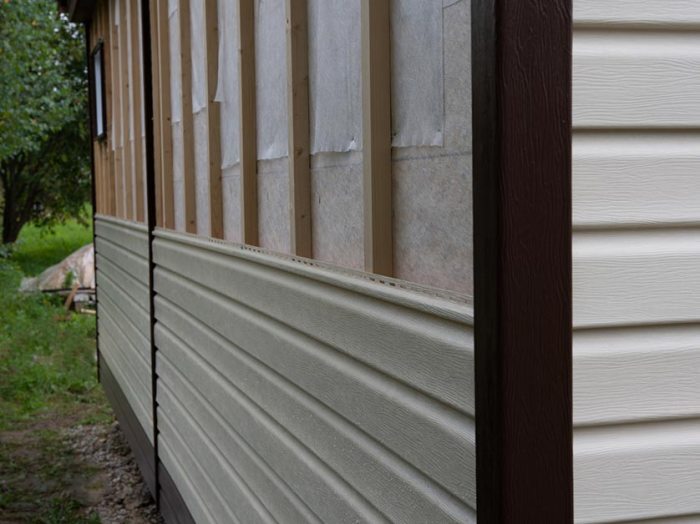 Replacing exterior wall sheathing