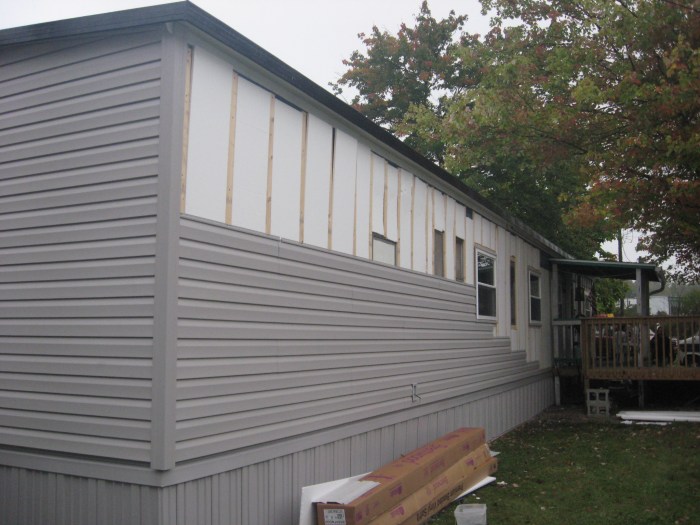Installing sheathing on exterior walls