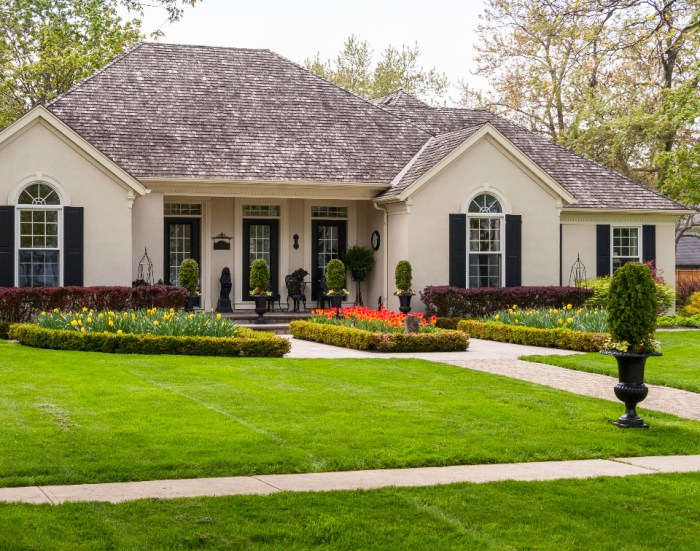 Exterior landscaping company