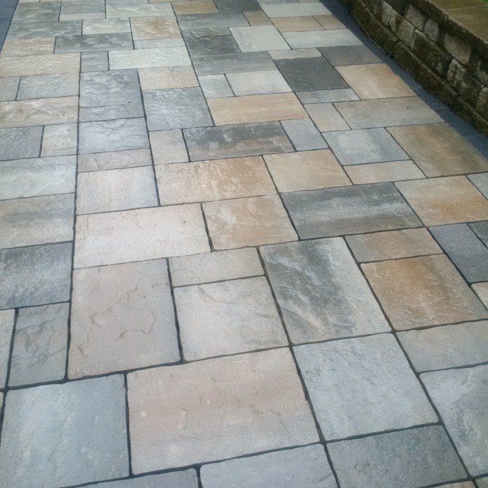 Paved areas patios